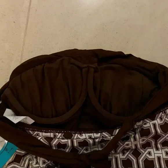 New IT FIGURES Tummy Thinner Padded Tankini Top 8 - Picture 5 of 5